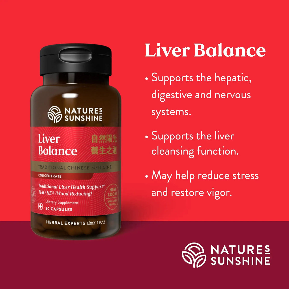 Nature's Sunshine Liver Balance TCM Conc. (30 caps)
