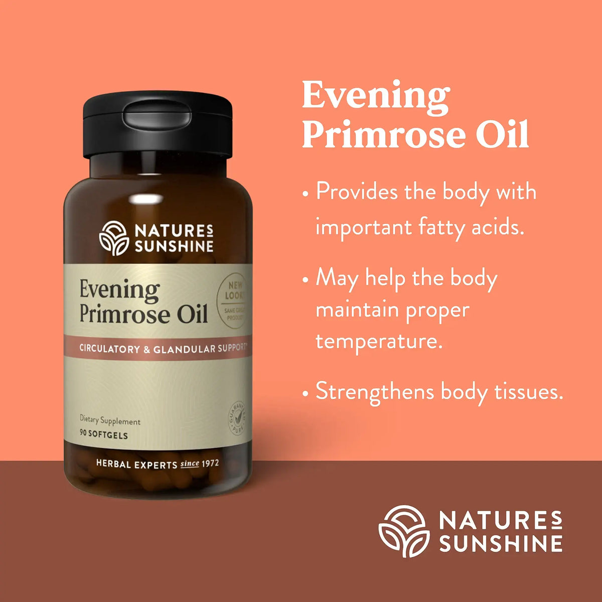 Nature's Sunshine Evening Primrose Oil (90 softgel caps)