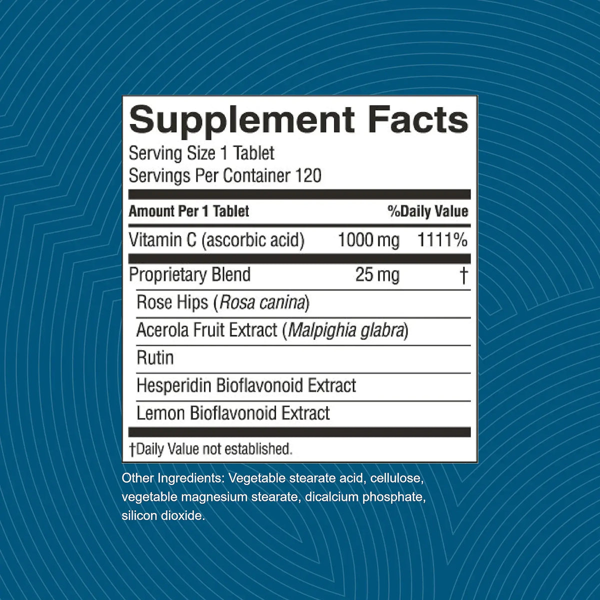 Nature's Sunshine Vitamin C T/R (1000 mg) (120 tabs)