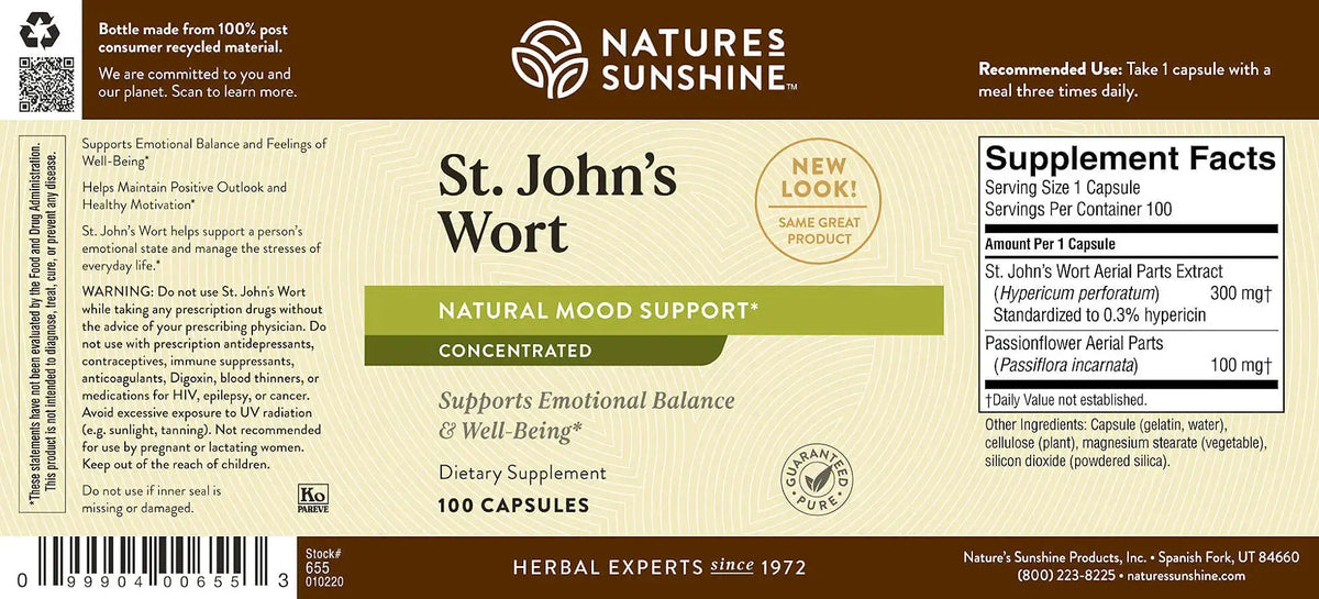 St. John's Wort Conc. (100 caps)