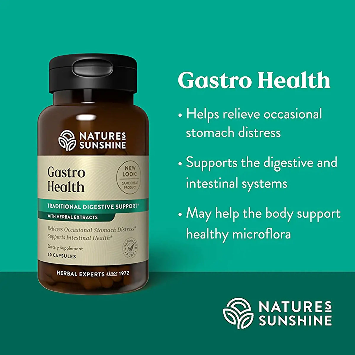 Nature's Sunshine Gastro Health Conc. (60 caps)