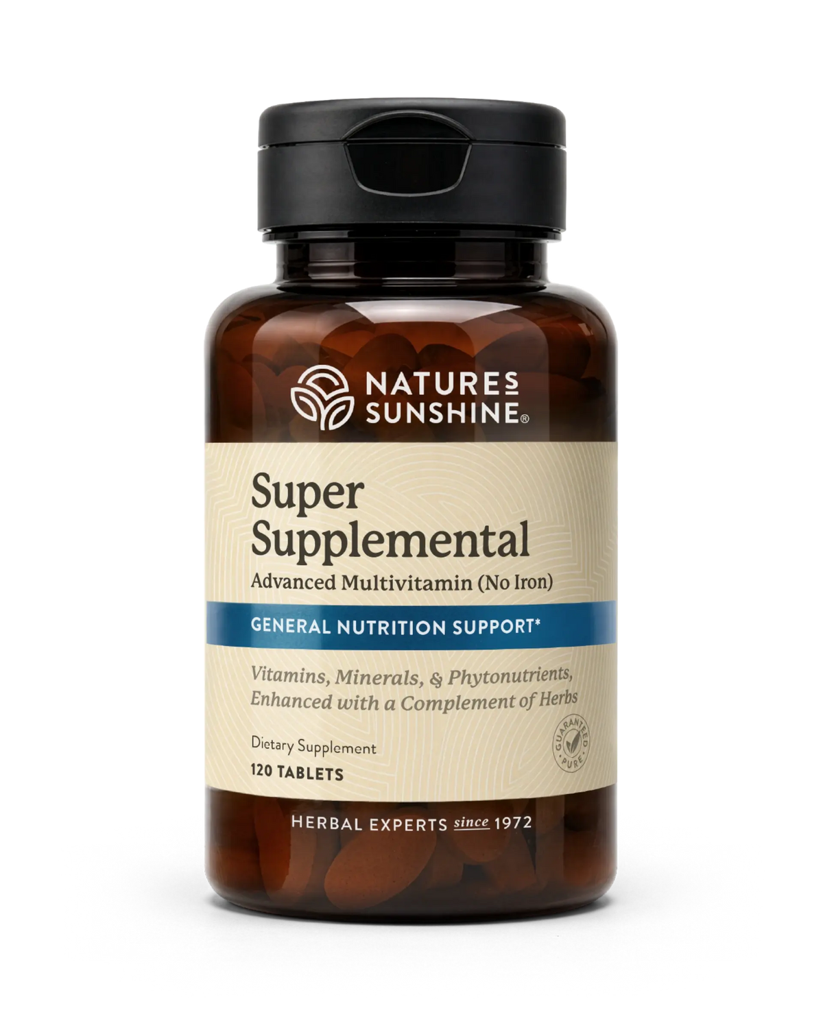 Super Supplemental Vitamin & Mineral Without Iron (120 tabs)