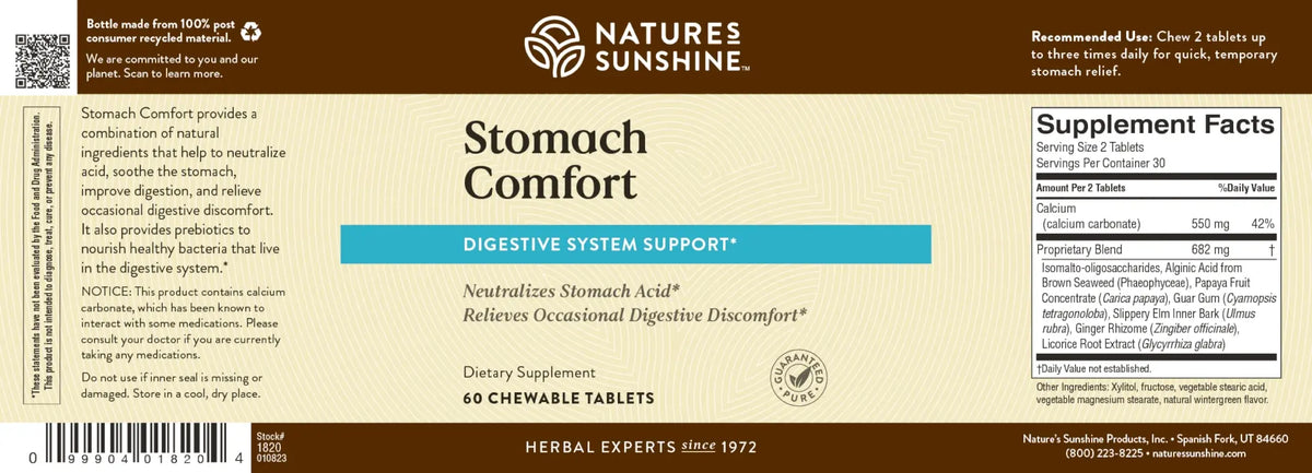 Stomach Comfort (60 chewable tabs)