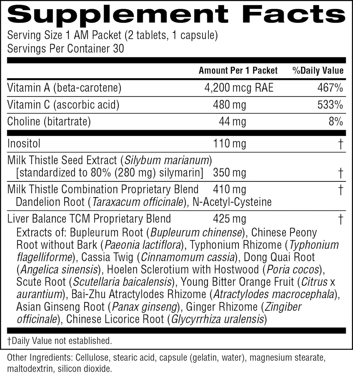 Nature's Sunshine Hepatic System Pack (30 day)