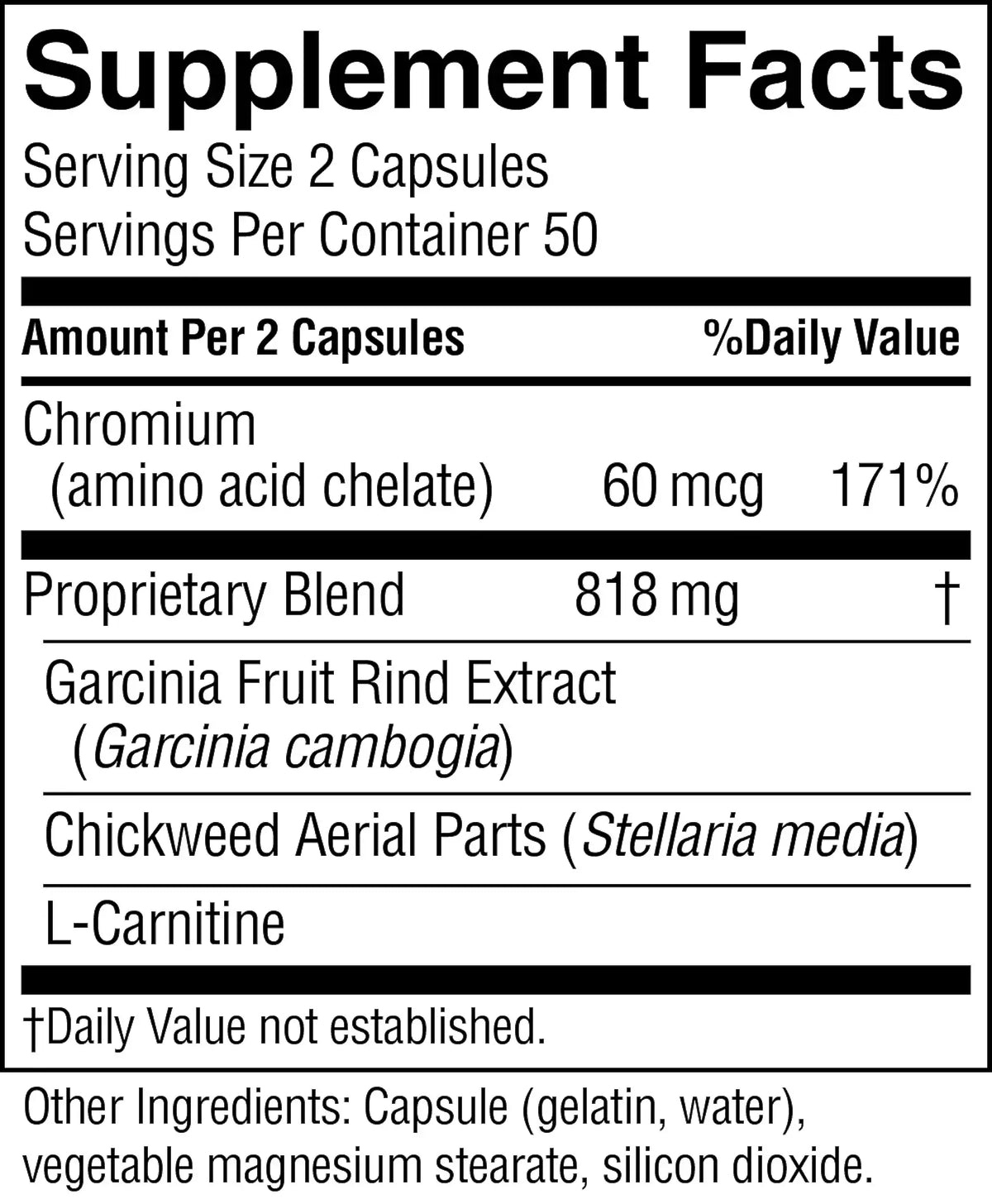 Nature's Sunshine Garcinia Combination (100 caps)
