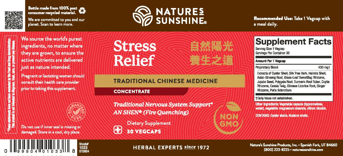 Stress Relief TCM Conc. (30 caps)