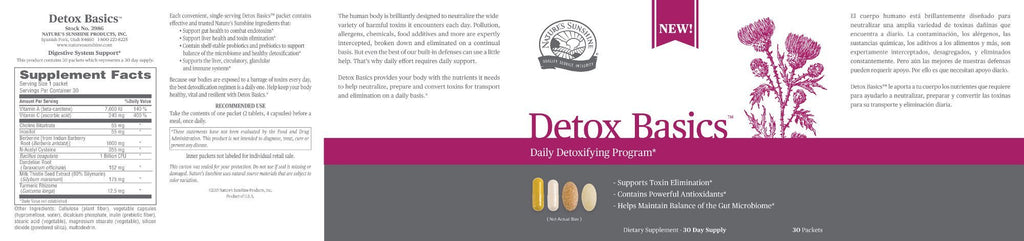 Nature's Sunshine Detox Basics (30 day) - Nature's Best Health Store