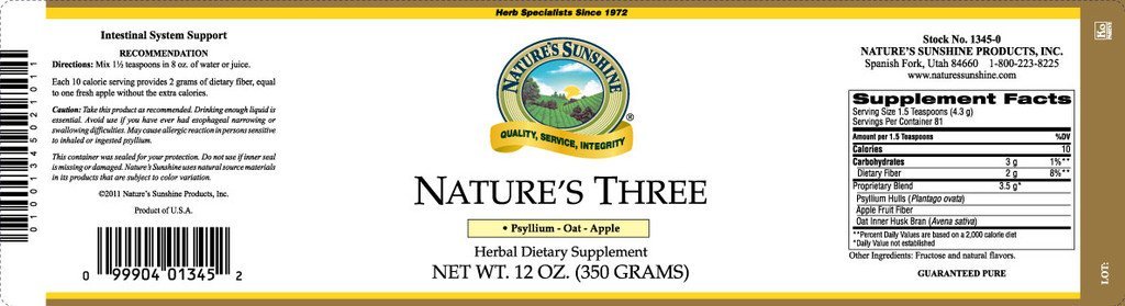 Nature's Sunshine Nature's Three (12 oz.) - Nature's Best Health Store