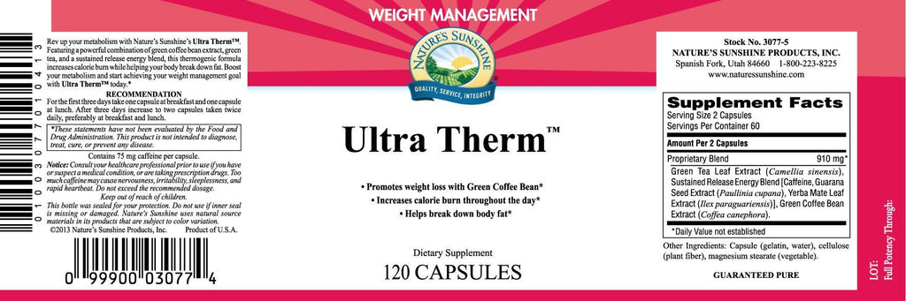 Nature's Sunshine Ultra Therm™ (120 caps) - Nature's Best Health Store