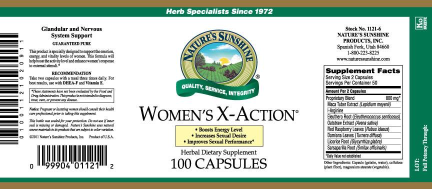 Nature's Sunshine X-Action® (Women) (100 caps) - Nature's Best Health Store