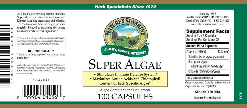 Super Algae (100 caps) - Nature's Best Health Store