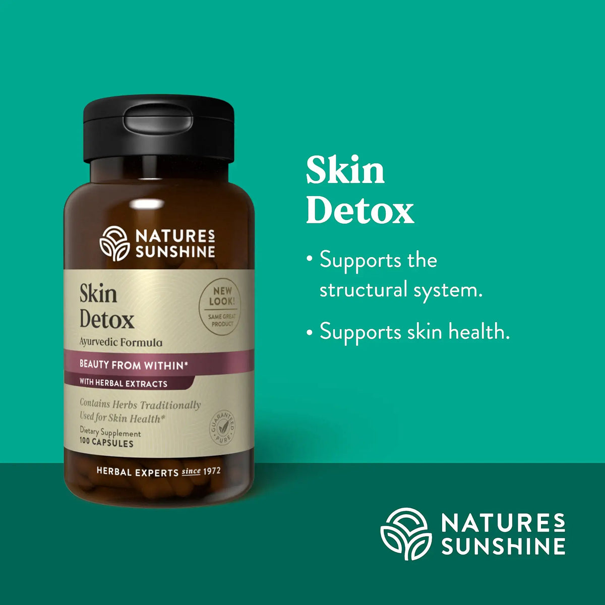Nature's Sunshine Skin Detox, Ayurvedic (100 caps)