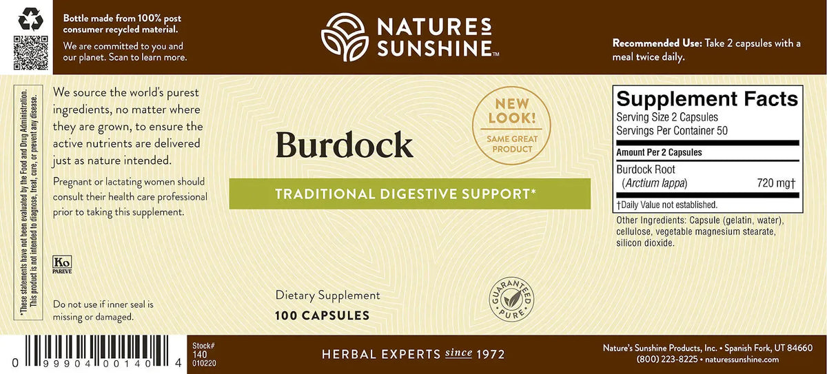 Nature's Sunshine Burkdock