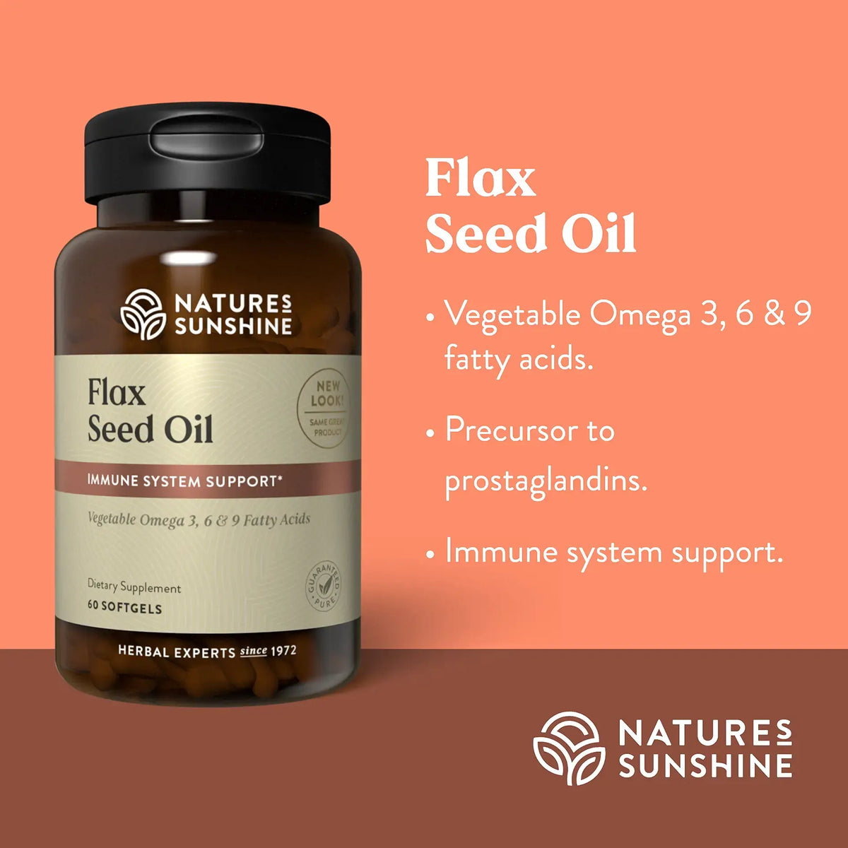 Nature's Sunshine Flax Seed Oil