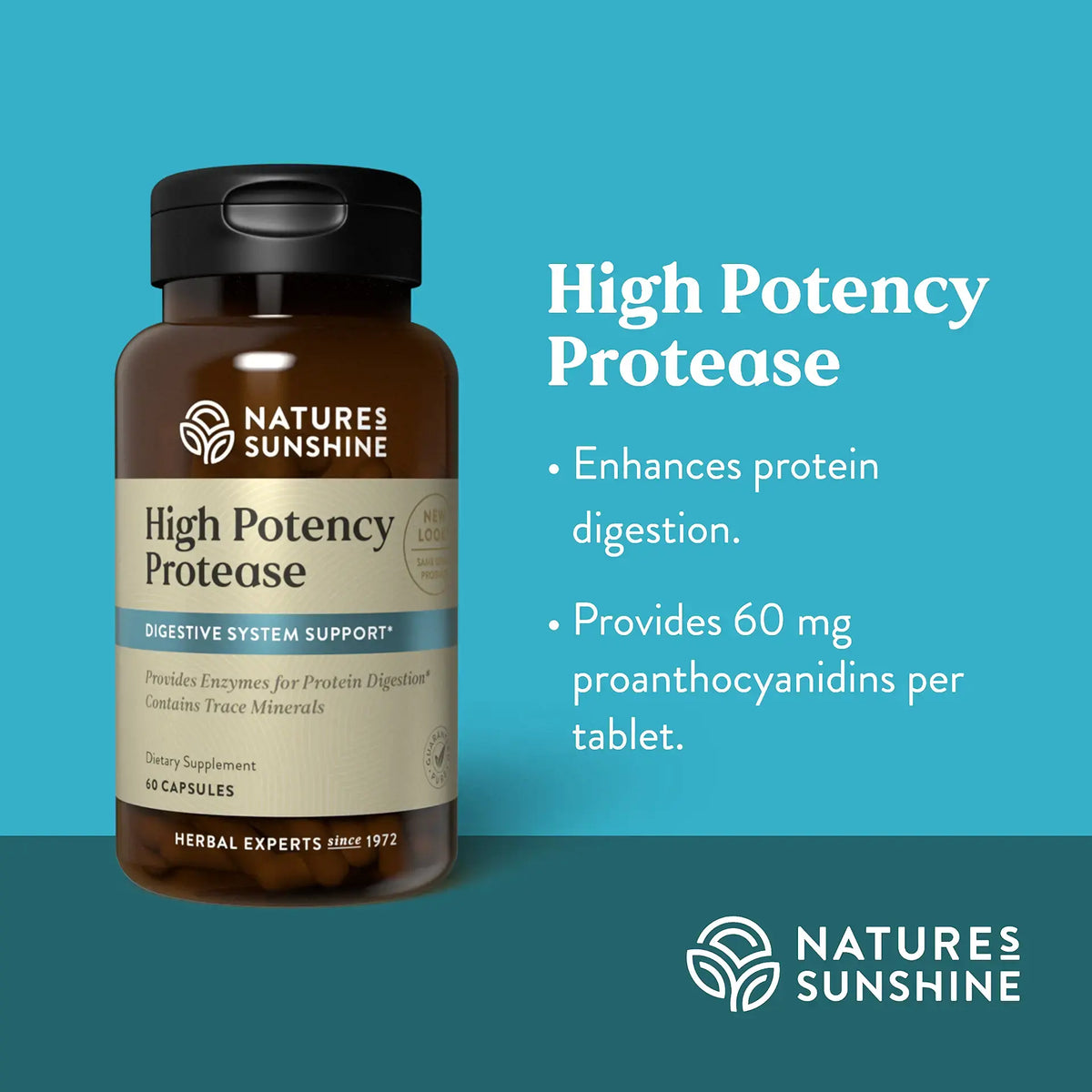 Nature's Sunshine Protease High Potency (60 caps
