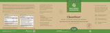 A flat, front-facing view of a supplement box labeled Nature's Sunshine CleanStart, showing the product packaging with supplement facts, ingredients, and a green footer band on a tan background.