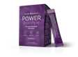 Nature's Sunshine Power Balance pre-meal metabolic optimizer dietary supplement packaging, showing a purple box with a single matching stick pack standing beside it on a white background.