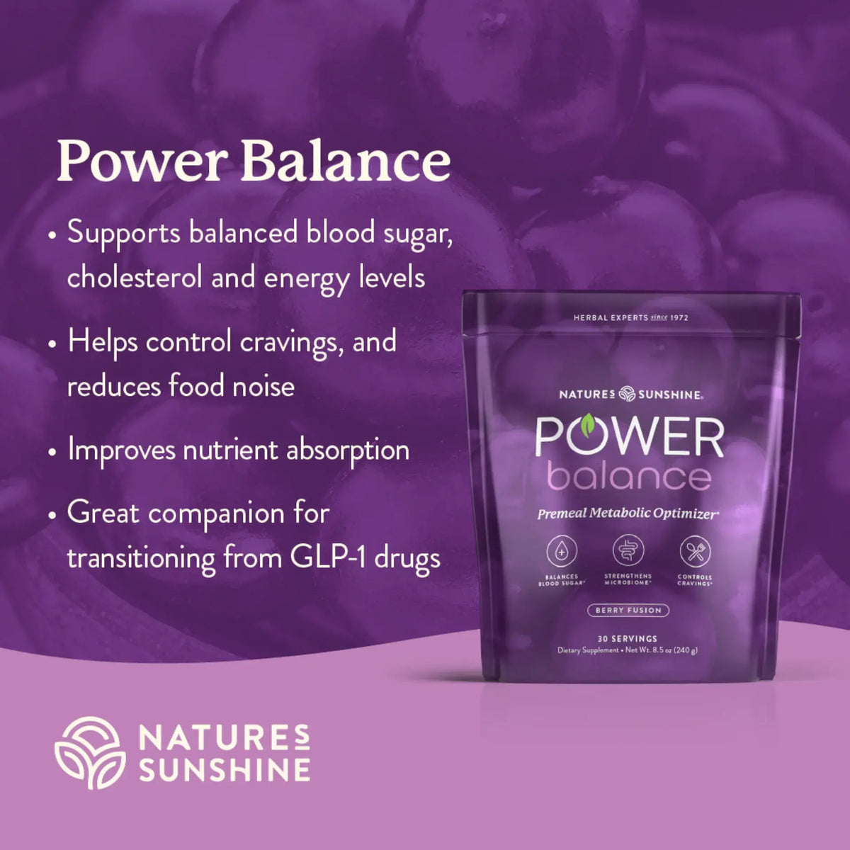 Power Balance Pre-Meal Metabolic Optimizer Nature's Sunshine