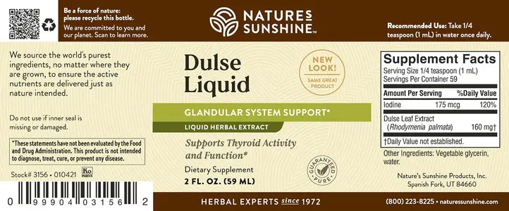 Nature's Sunshine Dulse Liquid (2 fl. oz.) - Nature's Best Health Store