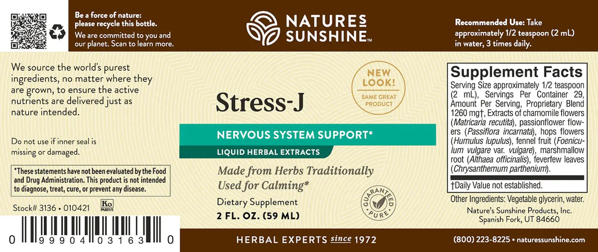 Stress-J (2 fl. oz.) - Nature's Best Health Store