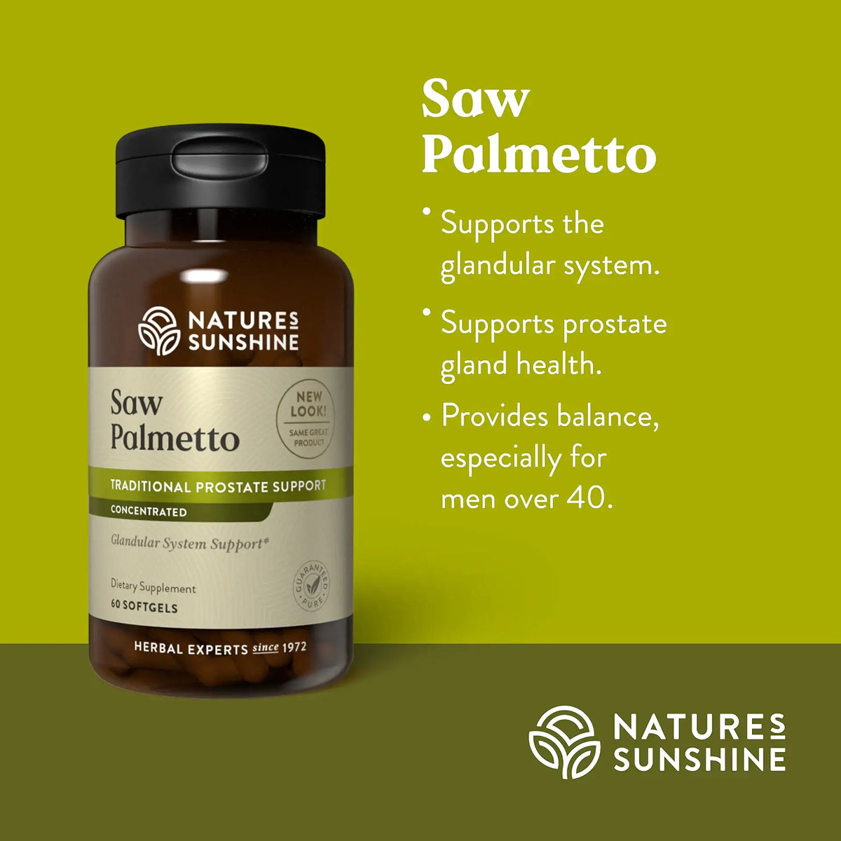 Nature's Sunshine Saw Palmetto Conc. (60 caps)