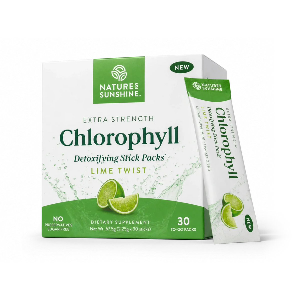 Nature's Sunshine Chlorophyll Stick Packs