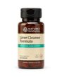 A bottle of Nature's Sunshine Liver Cleanse Formula dietary supplement, containing 100 vegcaps, shown on a clean white background.