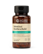 A bottle of Nature's Sunshine Intestinal Soothe & Build dietary supplement, containing 100 vegcaps, shown on a clean white background.