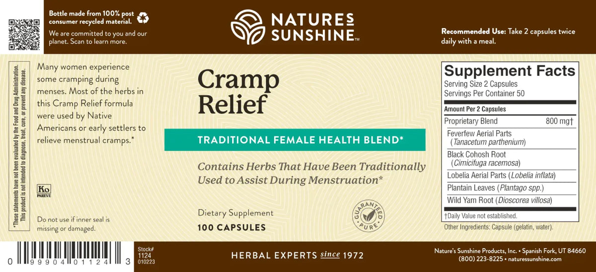 Nature's Sunshine Cramp Relief