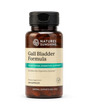 A bottle of Nature's Sunshine Gall Bladder Formula dietary supplement, containing 100 capsules, on a clean white background.