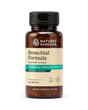 A bottle of Nature's Sunshine Bronchial Formula Ayurvedic dietary supplement, containing 100 vegcaps, shown on a clean white background.