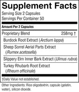 Nature's Sunshine E-Tea (100 caps)