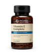 A bottle of Nature's Sunshine Vitamin E Complete dietary supplement, containing 200 softgels, shown on a clean white background.