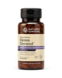 A bottle of Nature's Sunshine Eleven Elevated Delayed Release probiotic vegcaps, featuring an amber brown bottle, black cap, and a beige label with purple accents, set against a plain white background.