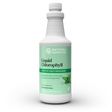 A white plastic bottle of Nature's Sunshine Liquid Chlorophyll dietary supplement with a light green label, shown on a clean white background.