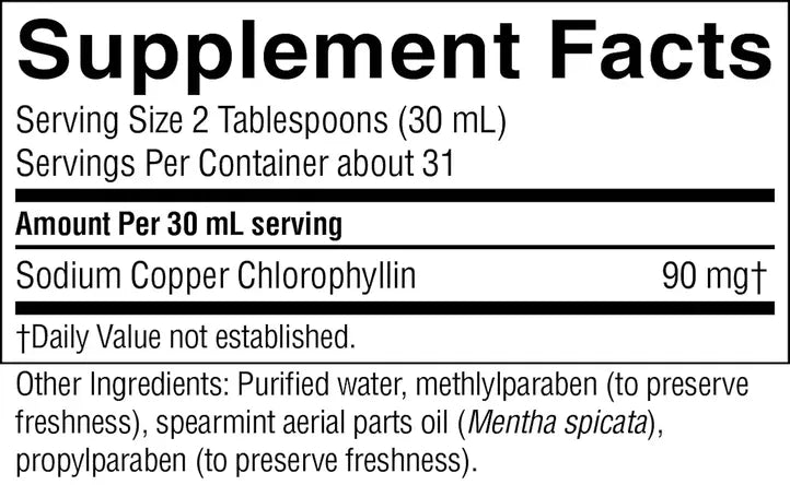 Nature's Sunshine Chlorophyll , Liquid (32 fl. oz.) - Nature's Best Health Store