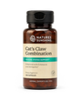 A bottle of Natures Sunshine Cat's Claw Combination dietary supplement, 100 capsules, on a clean white background.