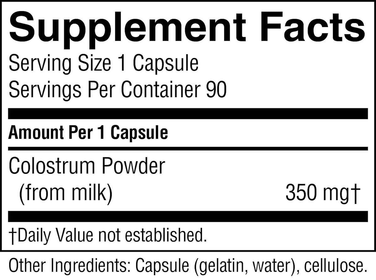 Nature's Sunshine Colostrum Dietary Supplement