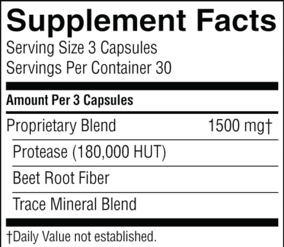 Nature's Sunshine Protease Plus