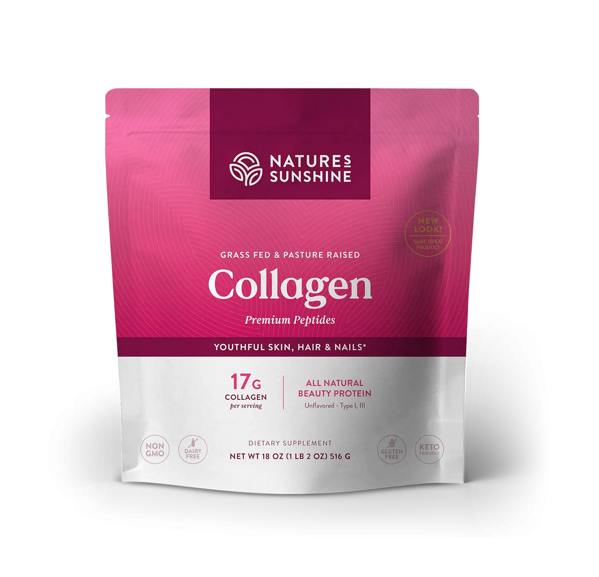 Nature's Sunshine Collagen Powder Supplement (18 oz.) (30 Servings)
