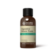 A bottle of Nature's Sunshine Digestive Bitters Tonic on a clean white background. The product is in an amber brown glass bottle with a black ribbed cap and a beige label featuring green and white text.