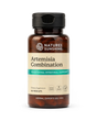 A bottle of Nature's Sunshine Artemisia Combination dietary supplement, containing 90 vegcaps, on a clean white background.