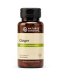 A bottle of Nature's Sunshine Alfalfa dietary supplement, containing 100 capsules, on a clean white background.