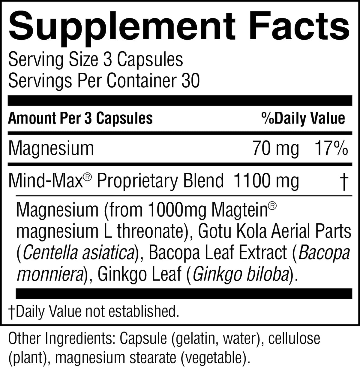 Nature's Sunshine Mind-Max (90 caps)