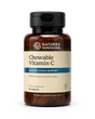 A bottle of Nature's Sunshine Chewable Vitamin C dietary supplement, 90 tablets, on a clean white background.