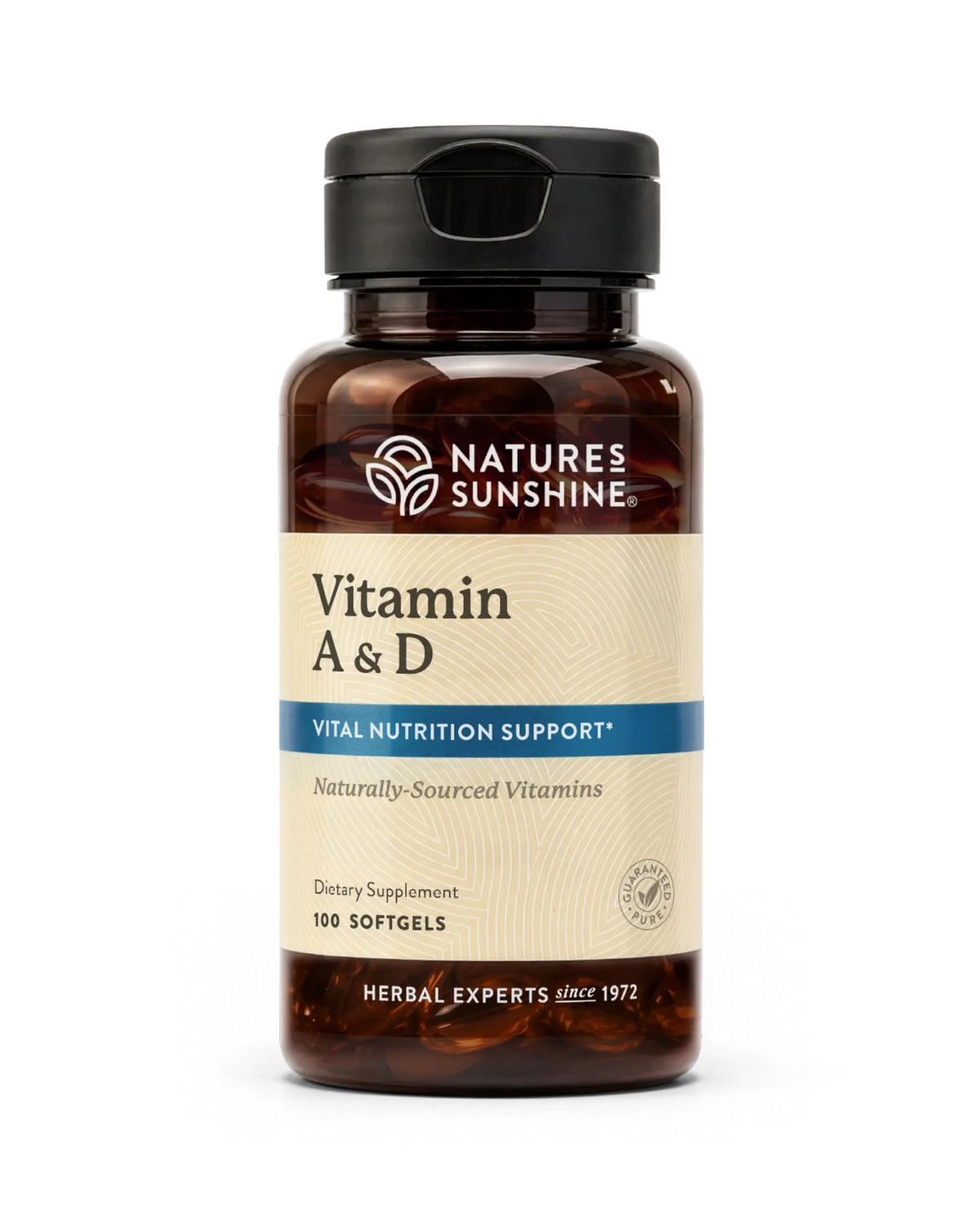 Nature's Sunshine Vitamin A & D (10,000/400 IU) (100 softgel caps)