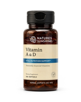 Nature's Sunshine Vitamin A & D (10,000/400 IU) (100 softgel caps)