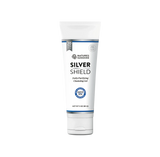 A 3 oz squeeze tube of Nature's Sunshine Silver Shield Daily Purifying Cleansing Gel, featuring a white tube with blue and black text, set against a plain white background.