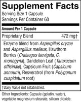 Nature's Sunshine Supplement Facts