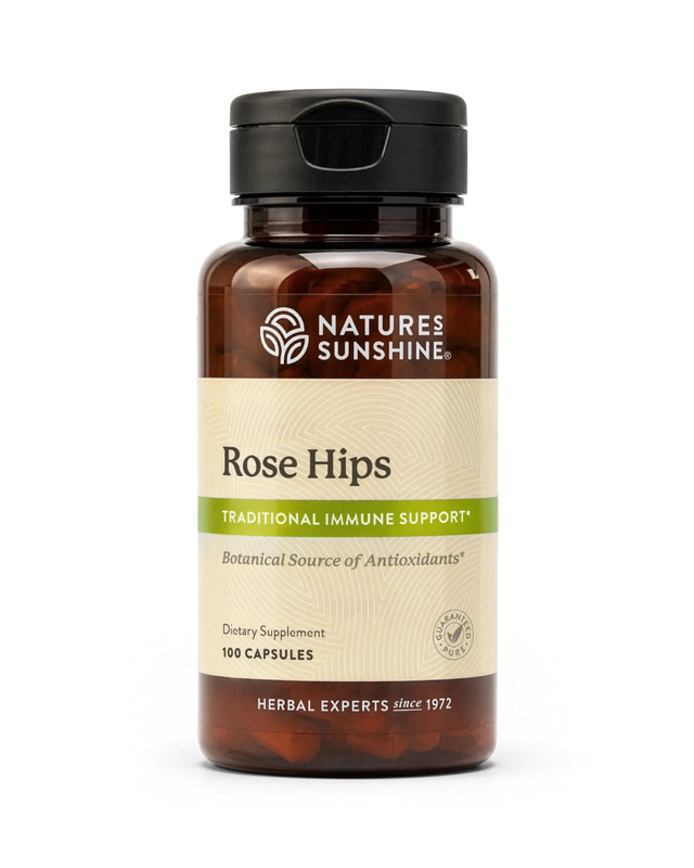 A bottle of Natures Sunshine Cordyceps dietary supplement with a black cap and a beige label, containing 10 capsules, on a white background.